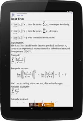 Calculus Quick Notes android App screenshot 0