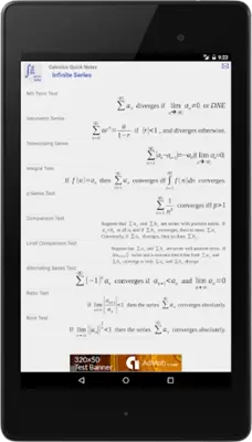 Calculus Quick Notes android App screenshot 8