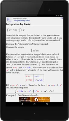 Calculus Quick Notes android App screenshot 9