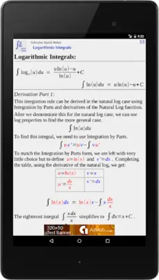 Calculus Quick Notes android App screenshot 11