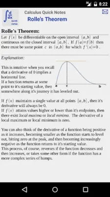 Calculus Quick Notes android App screenshot 15