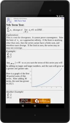 Calculus Quick Notes android App screenshot 7